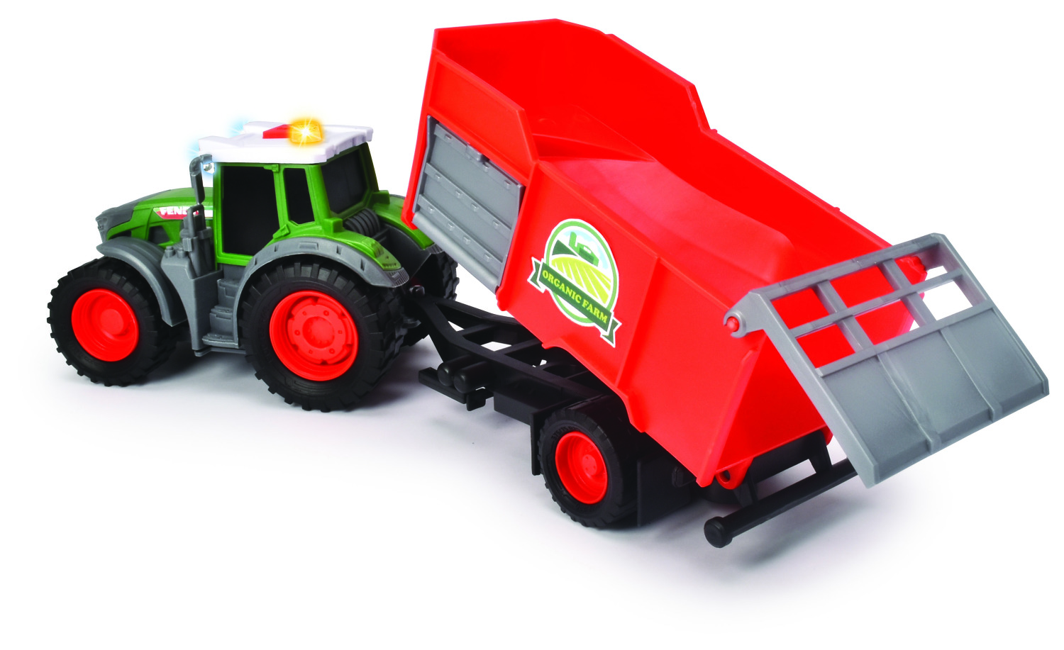 Fendt Bauernhof Traktor mit Kippanhänger