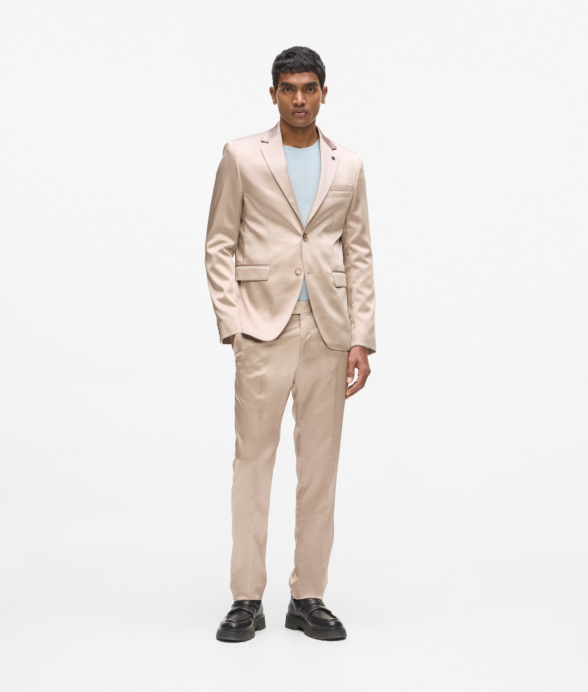 Satijnen blazer
