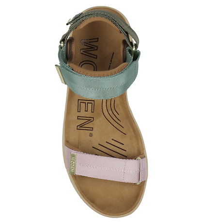 Woden Sandalen - Line - Algen Multi