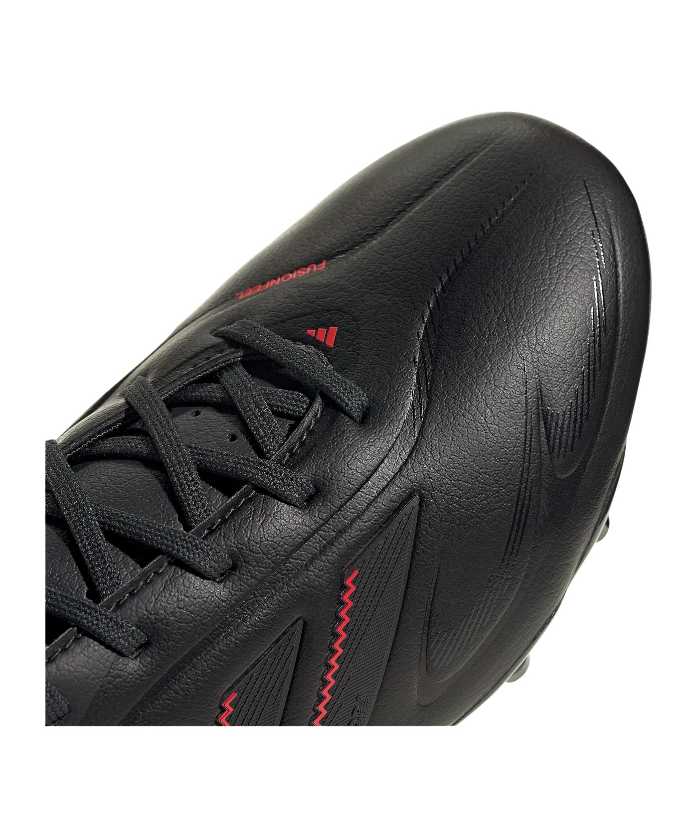 adidas COPA Pure III League FG Stealth Victory Kids Schwarz