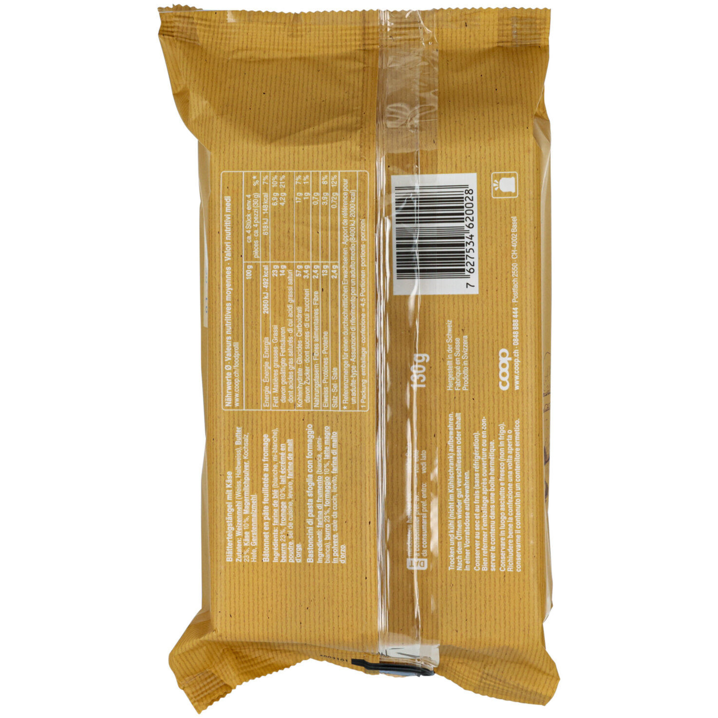 Flûtes mit Käse