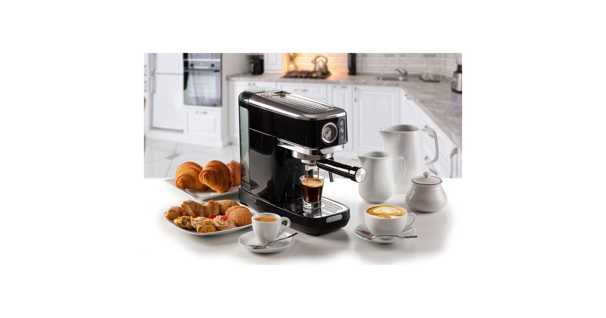 ArieteModerna Espresso Slim 1381/12 espressomachine  (Zwart)