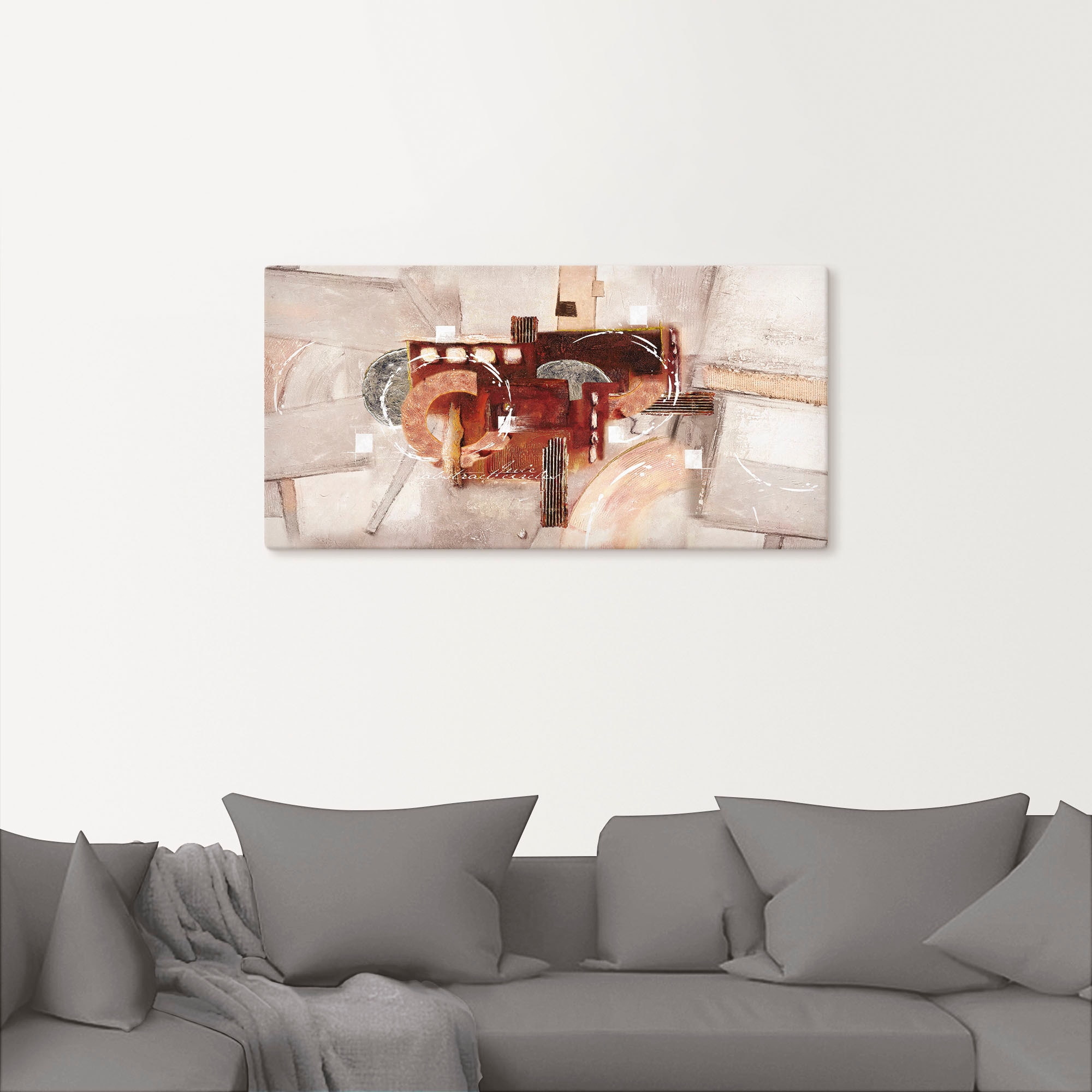 Artland Leinwandbild »Abstrakte Kreise« Gegenstandslos 1 Stk. tlg. als Alubild, Outdoorbild, Leinwandbild in verschied. Grössen