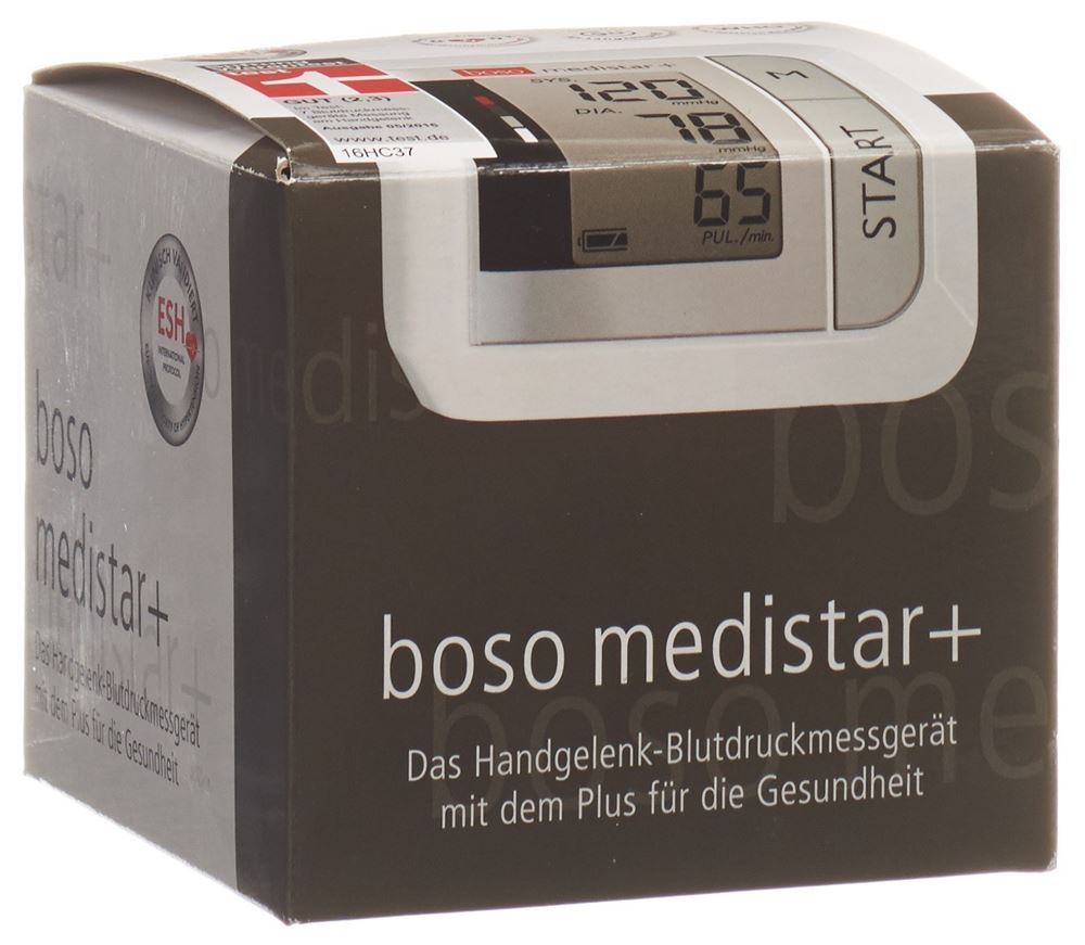 BOSO Medistar+ Blutdruckmessgerät fürs Handgelenk<br>1 Stück, fürs Handgelenk