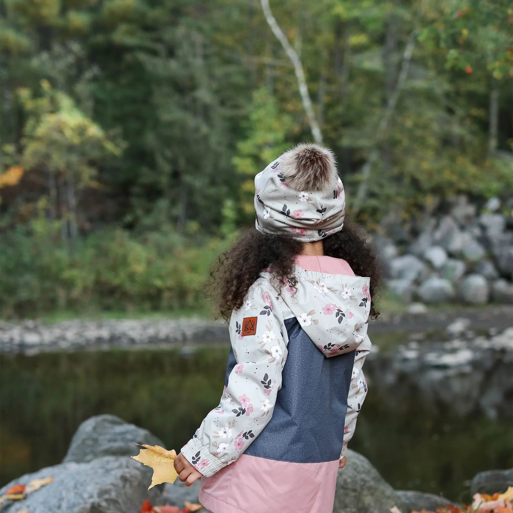 Deer Mountain Tuque Pompon Fleurs 7-14ans