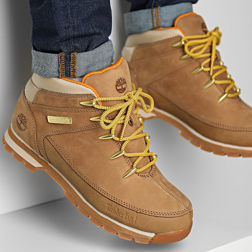 Boots Euro Sprint Mid Hiker A5Q14 Medium Brown Nubuck