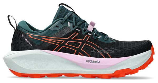 Chaussures Trail Asics Gel-Trabuco 13 Noir/Vert/Rouge Femme