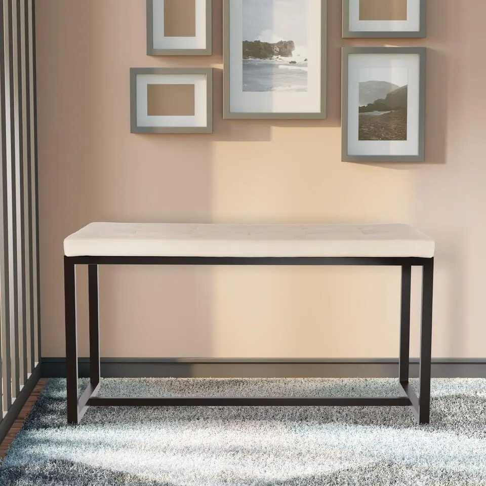 CLP 2-zits Bankje Barci 100 cm - creme