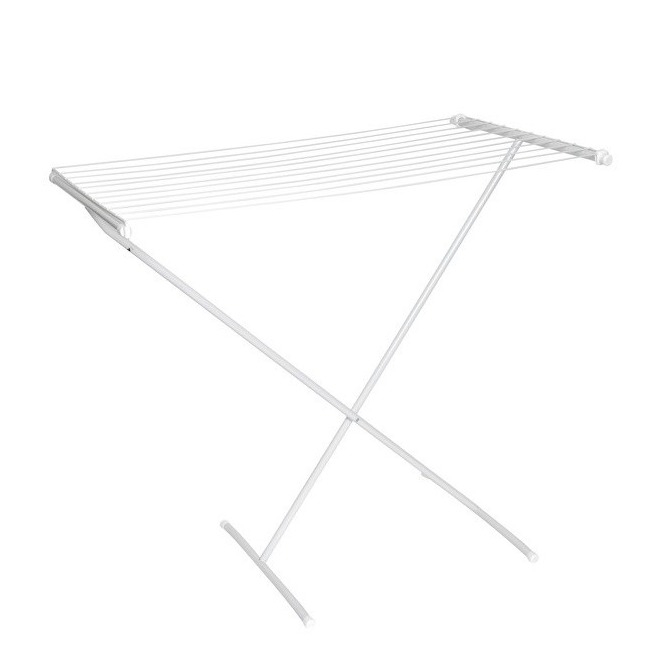 (90x54cm) Faltbarer Wäscheständer Kleiderstange Stand Trockner (130030) - Weiss