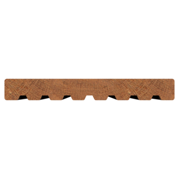 Vlonderplank Hardhout glad ca. 1,8x14,5 cm, lengte ca. 270 cm