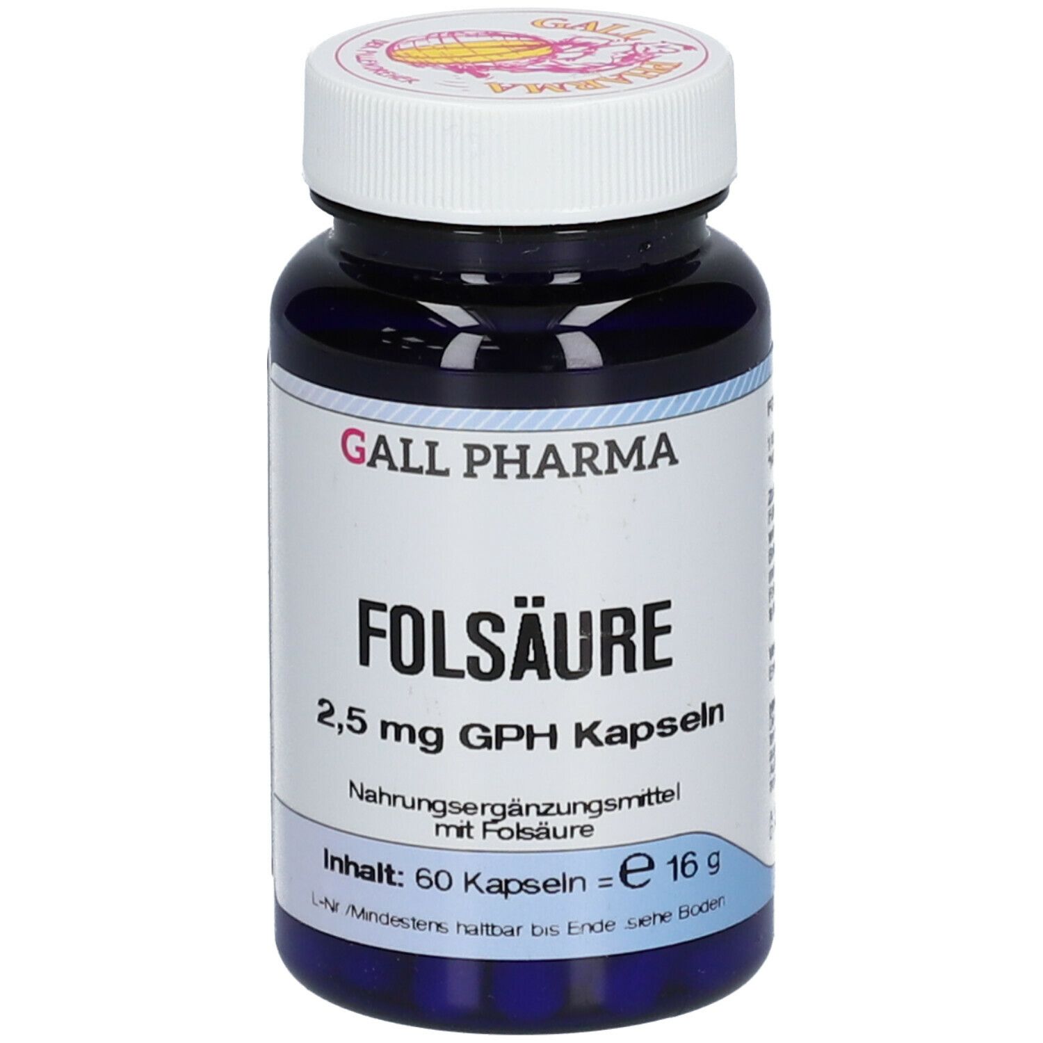 Folsäure 2,5 mg GPH Kapseln