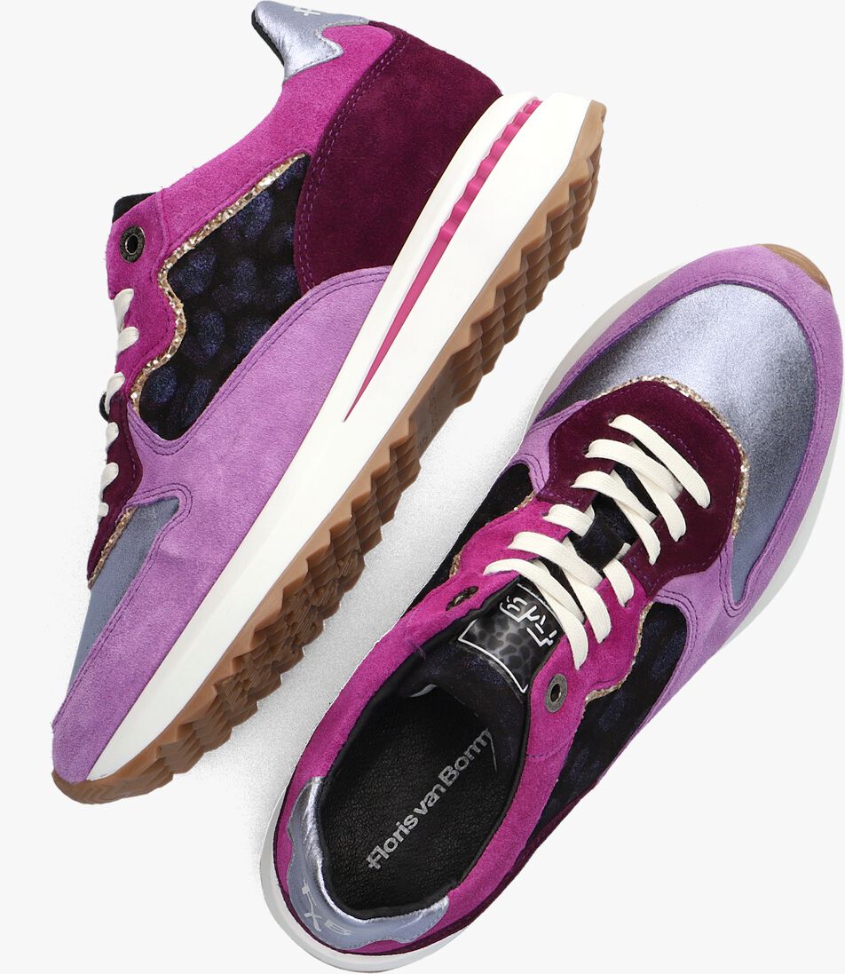 FLORIS VAN BOMMEL paarse floris van bommel lage sneakers sfw-10093