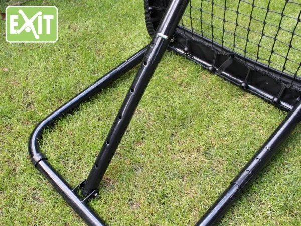 EXIT 43.01.10.00, Firkant, Justerbar vinkel, Fodbold rebounder, Sort