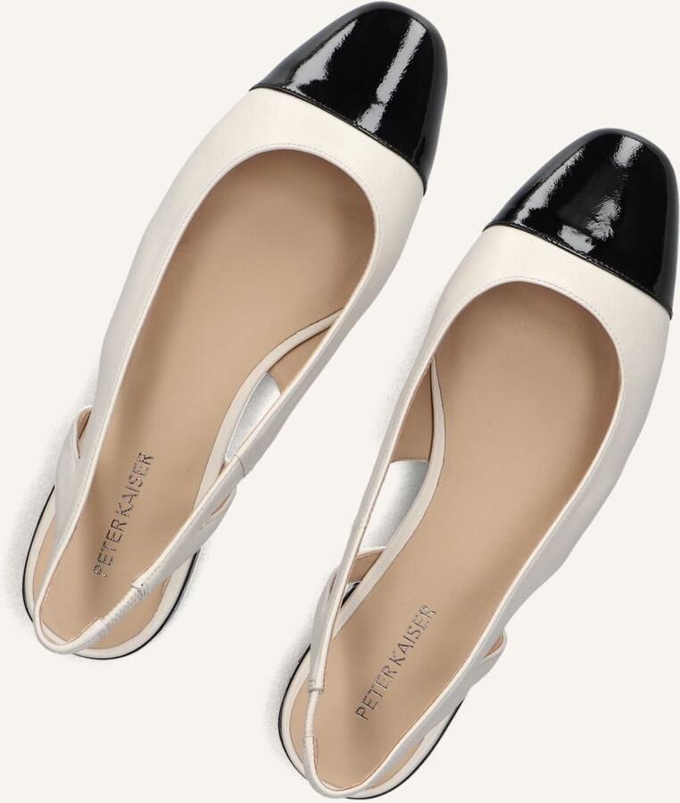 PETER KAISER Slingbacks Dames 79440 Maat: 40 Materiaal: Leer Kleur: Wit