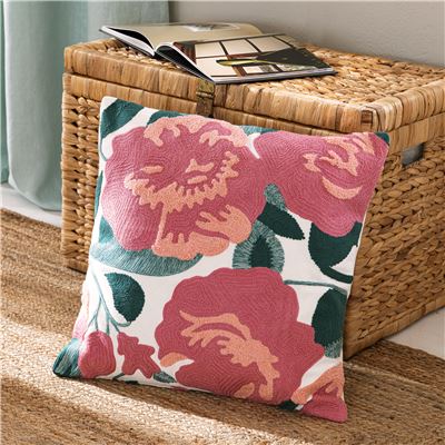 Coussin brodé
