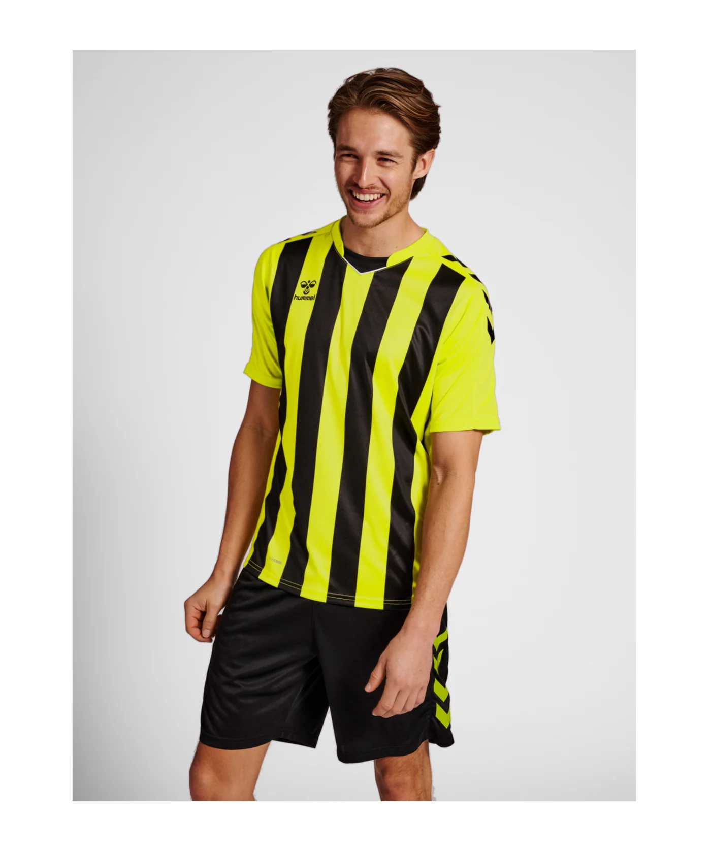 Hummel hmlCORE XK Striped Trikot Grün F5047