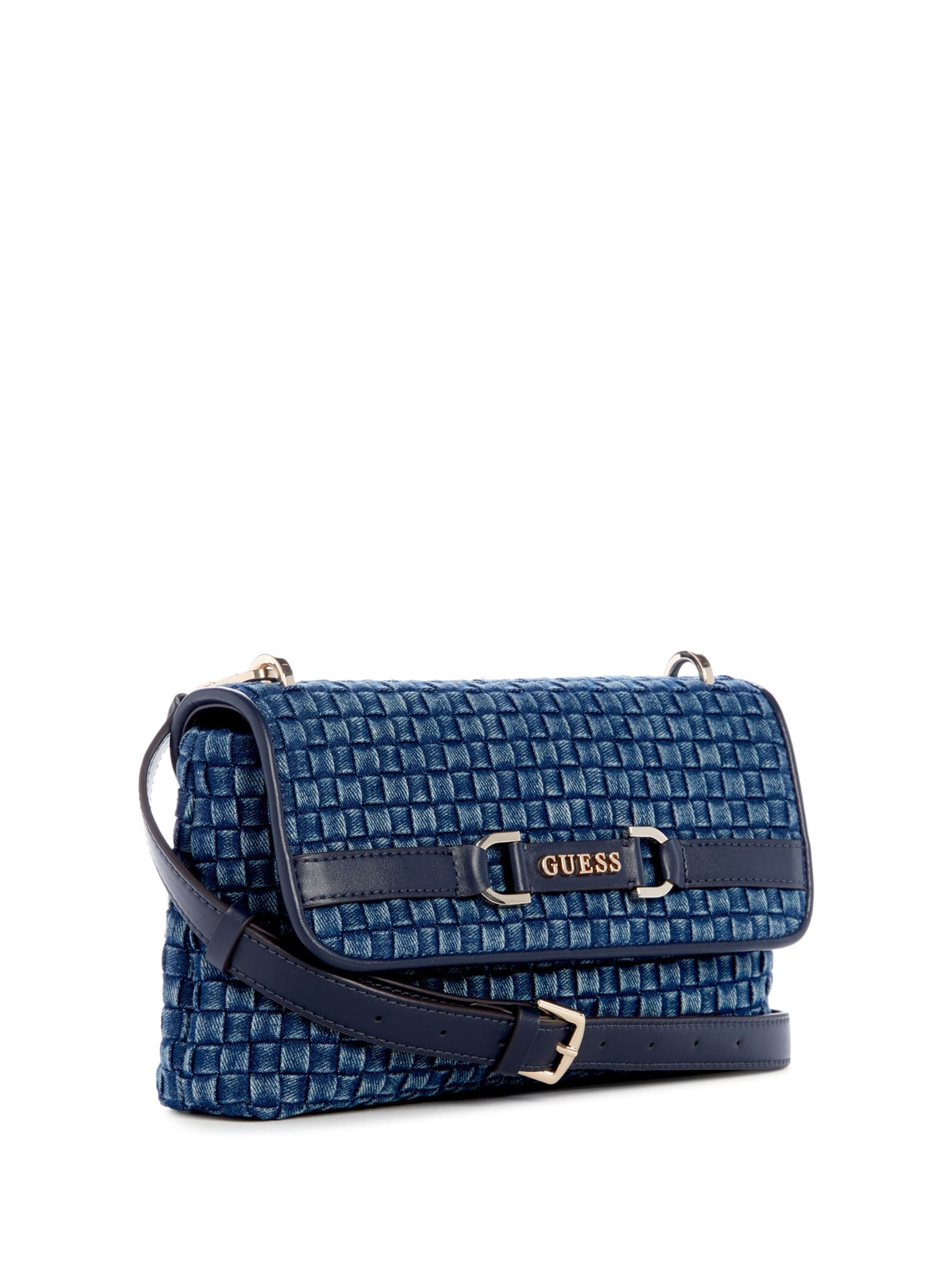 Bolsa transversal Majka em jeans