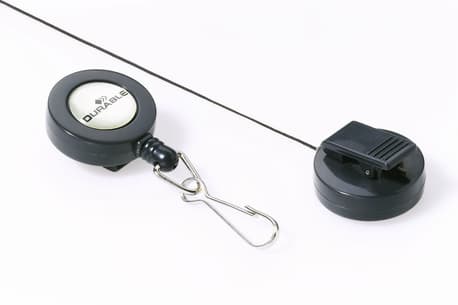 Durable 8221-58, Uttrekkbar merkesnelle, Svart, 10 stykker, 85 cm
