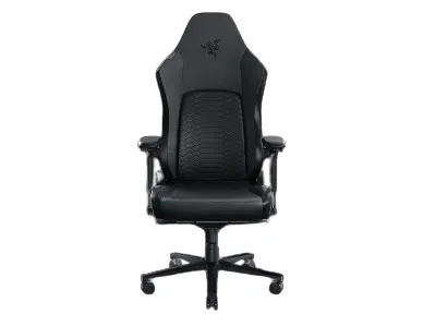 Razer Iskur V2 - Spillestol - ergonomisk - armstøtter - T-formet - vippe - drejeled - syntetisk læder - sort