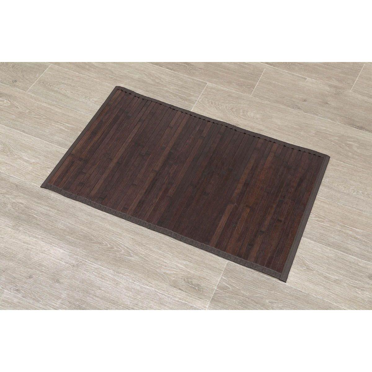 TAPIS BAMBOU 50X80CM MARRON