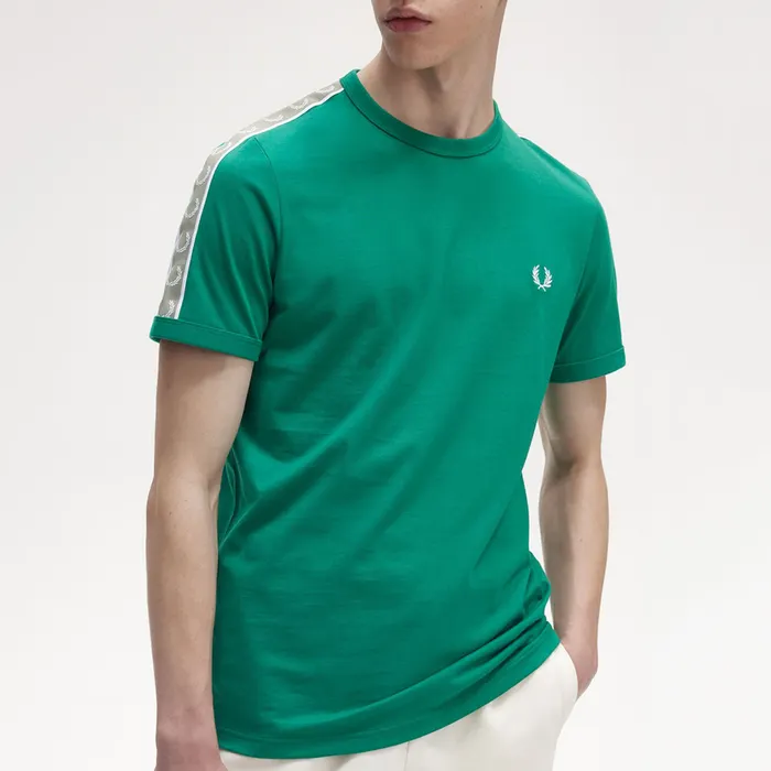 Fred Perry Contrast Tape Ringer Shirt Heren