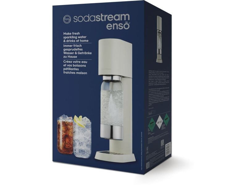 Sodastream Wassersprudler Enso Sand Wassersprudler mit Quick Connect Zylinder