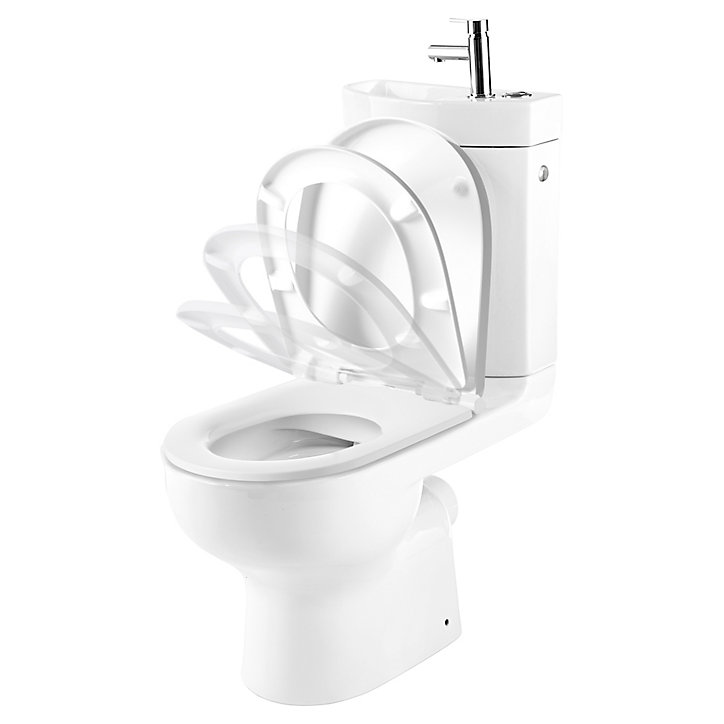 Pack WC à poser + lave-mains sans bride sortie horizontale GoodHome Cavally