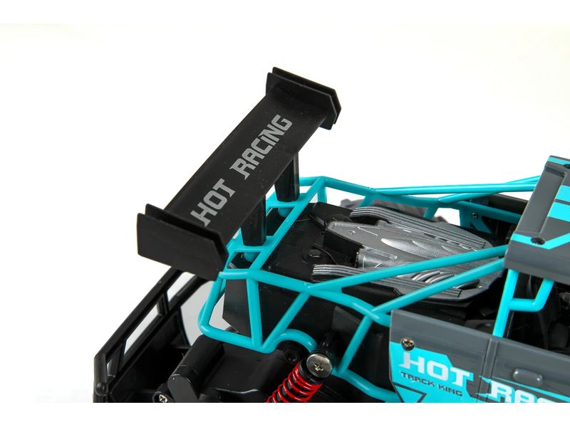 TEC-TOY Monster Truck Hot Racing Blau, 1:14 Akku-Betriebenes RC Off-Road Auto für Kinder ab 6 Jahren