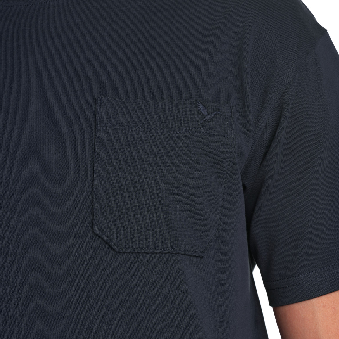 Jonas Nielsen Herren T-Shirt mit Brusttasche dunkelblau