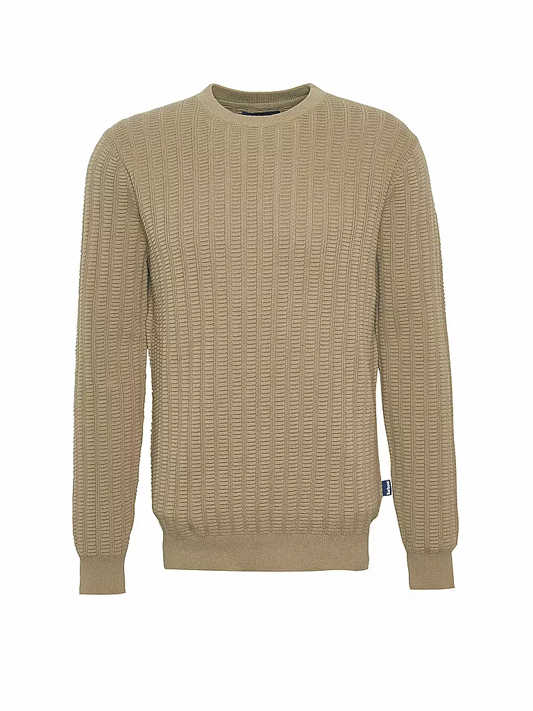 BARBOUR Strickpullover hellbraun