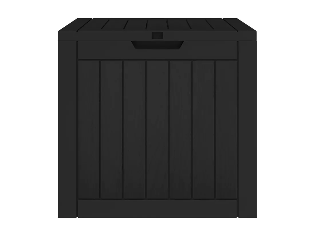 Boîte de stockage de noire 55.5 x 43 x 53 cm 02_0013140