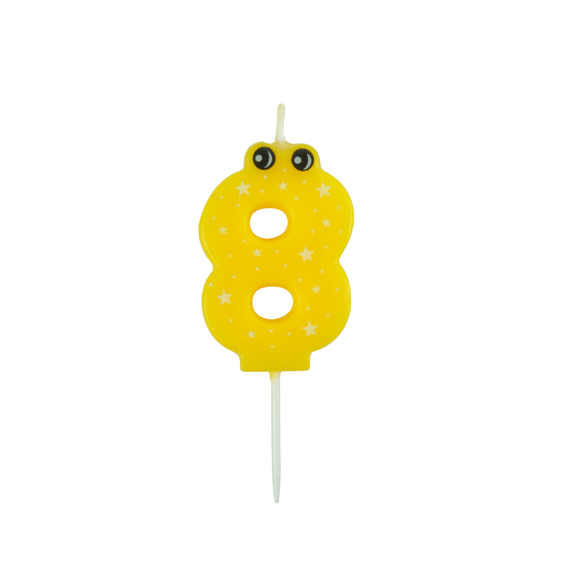 MINI BOUGIE CHIFFRE 8 H.5CM