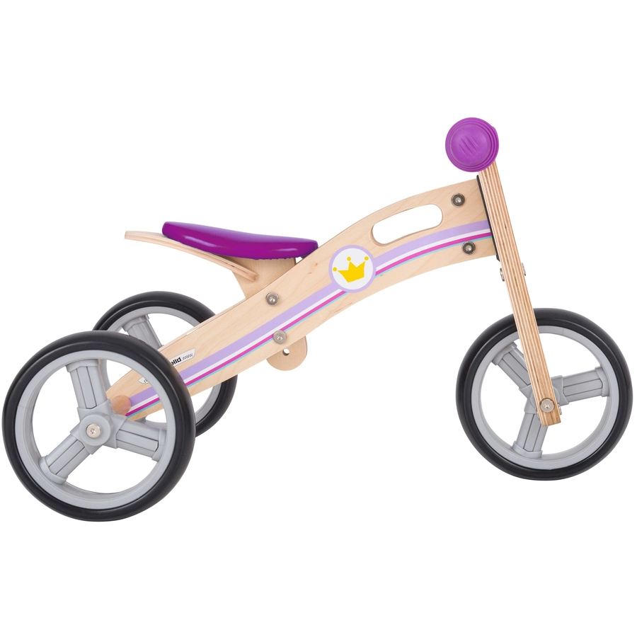 Bikestar Laufrad 7 Zoll Holz lila
