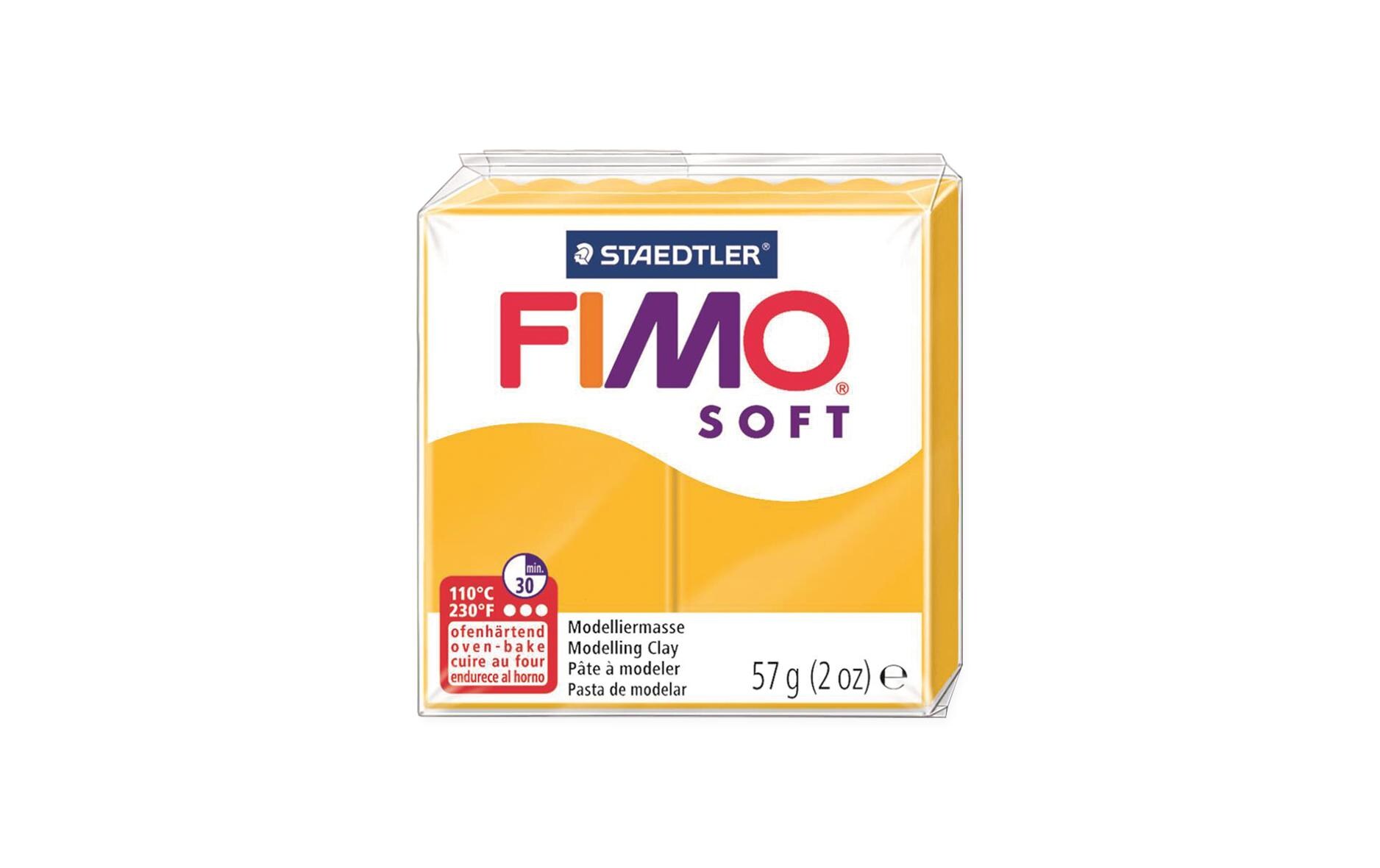 Modelliermasse Soft SenfgelbWeiche und gut formbare Modelliermasse