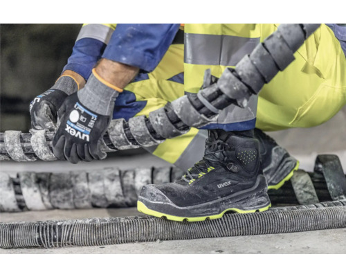 Veiligheidsschoenen Uvex S3, zwart, maat 38