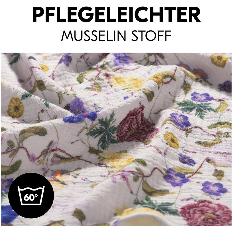 hauck Spucktücher Cuddle N Clean 3er Set SageBeige Floral