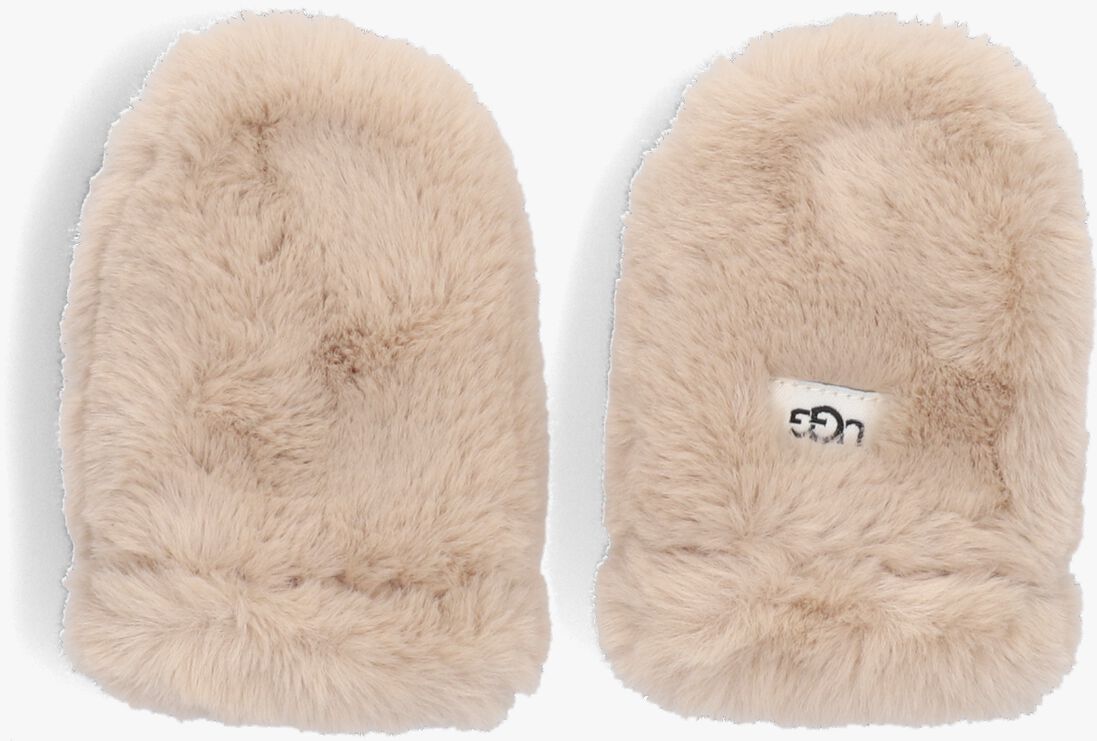 UGG beige ugg babyschoenen bixbee and hat and mitten set
