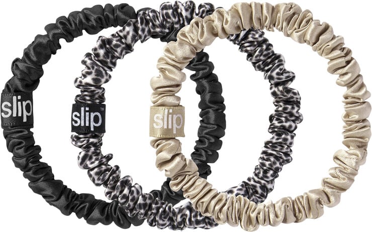 Slip Silk Pillo Small Slipsilk - Scrunchies Noir, caramel, léopard