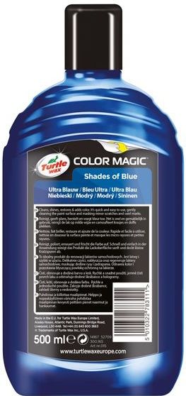 Turtle Wax - Color Magic - Poetsmiddel - Blauw - Voor Blauw Lak