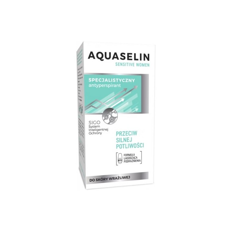 Aquaselin Sensitive Women Roll-on gegen starkes Schwitzen 50 ml