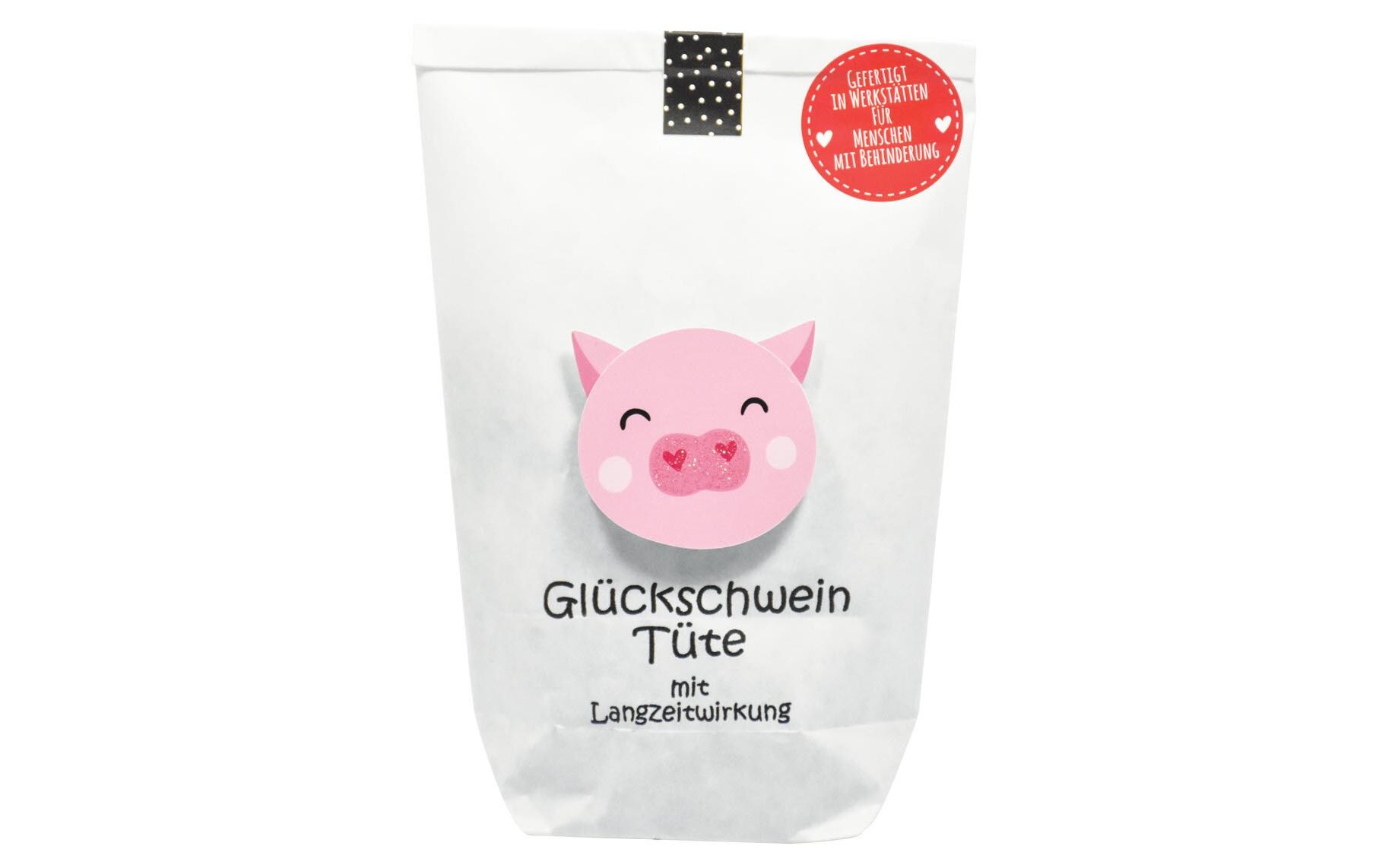 Mitbringsel Wundertüte GlücksschweinGeschenktüte mit Glück