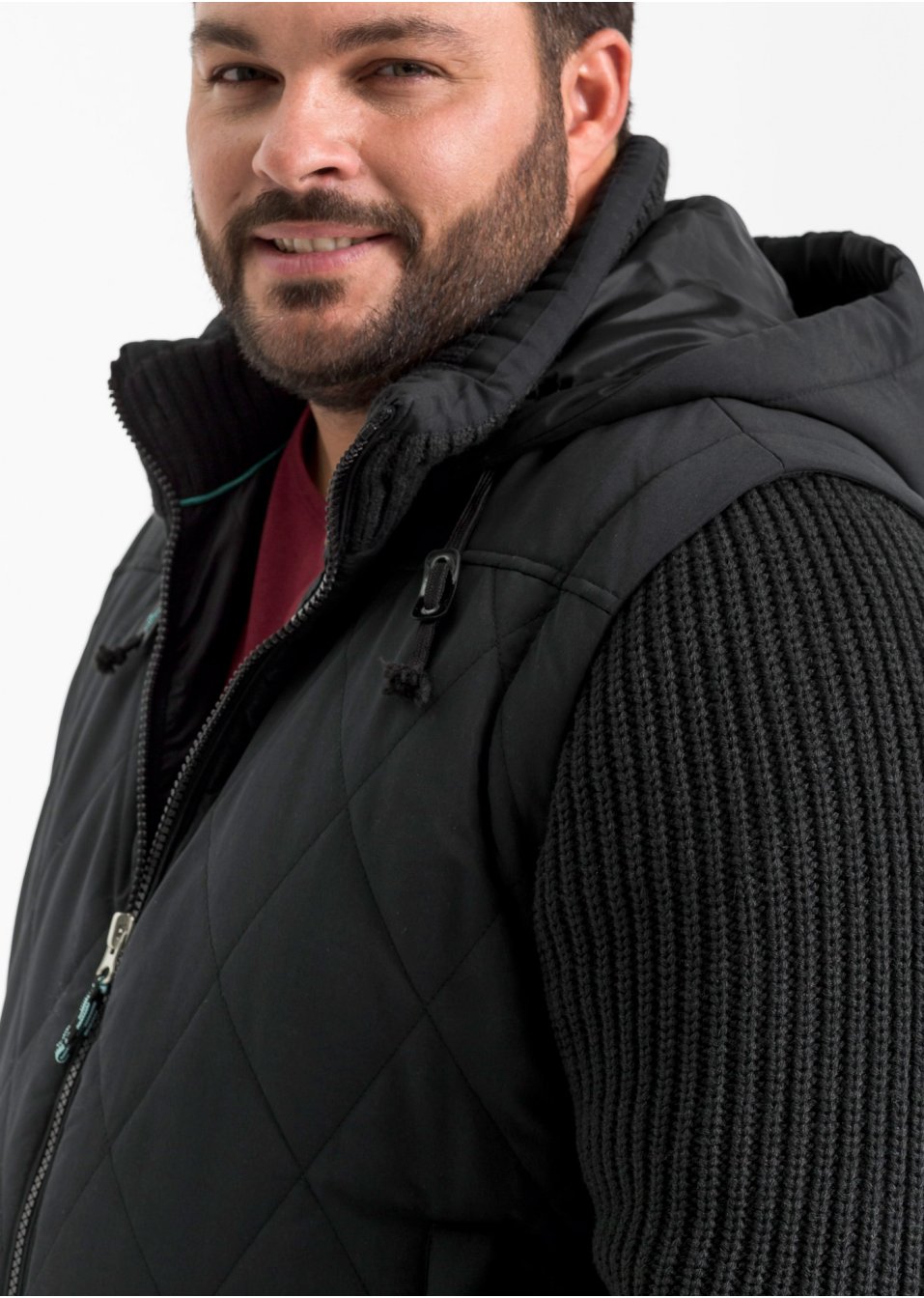 Blouson avec manches en maille