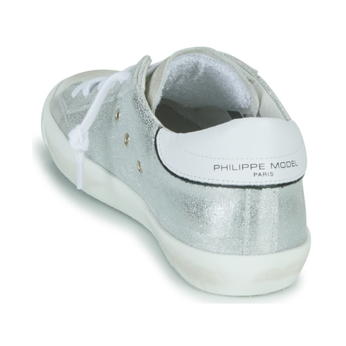 Philippe Model - PRSX LOW WOMAN Blanco / Plata