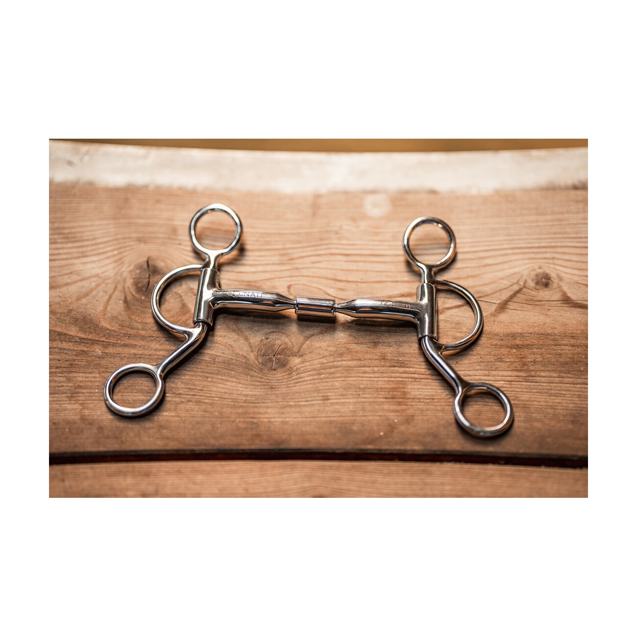 Equinate Westerngebiss Billy Allen Bit mit Shanks Edelstahl 12,5 cm
