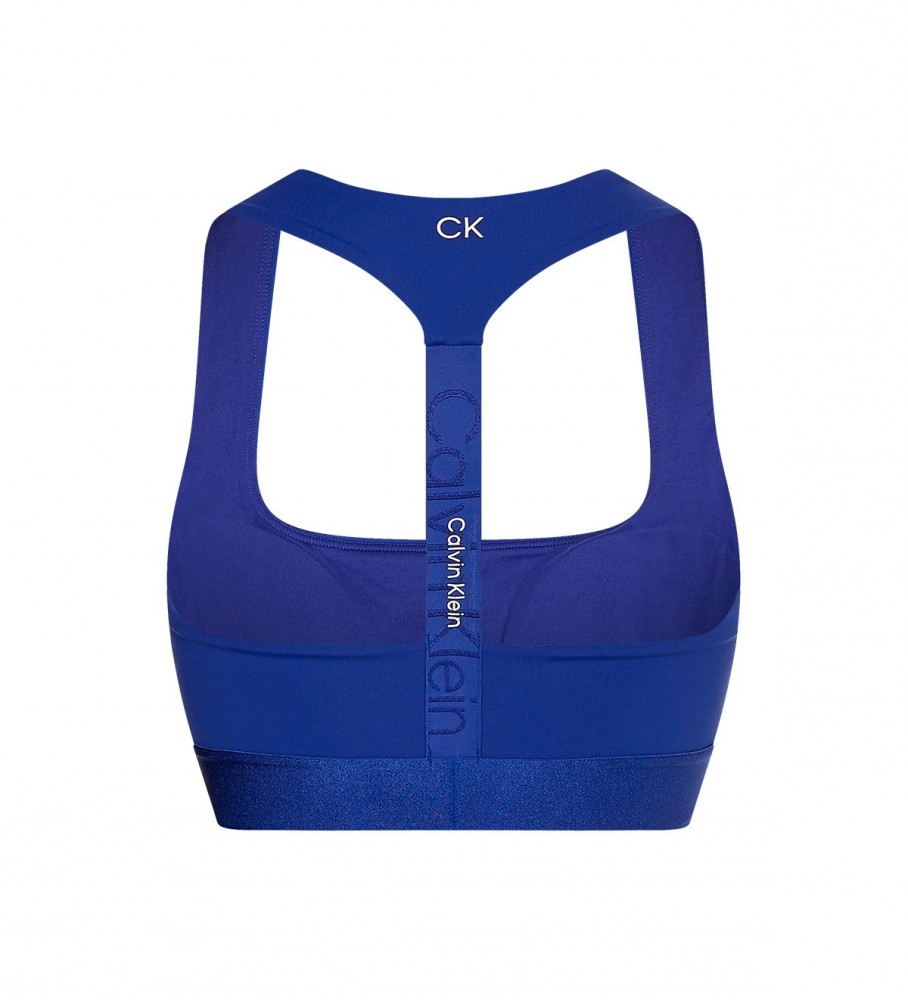 Sutiã esportivo Calvin Klein Support azul