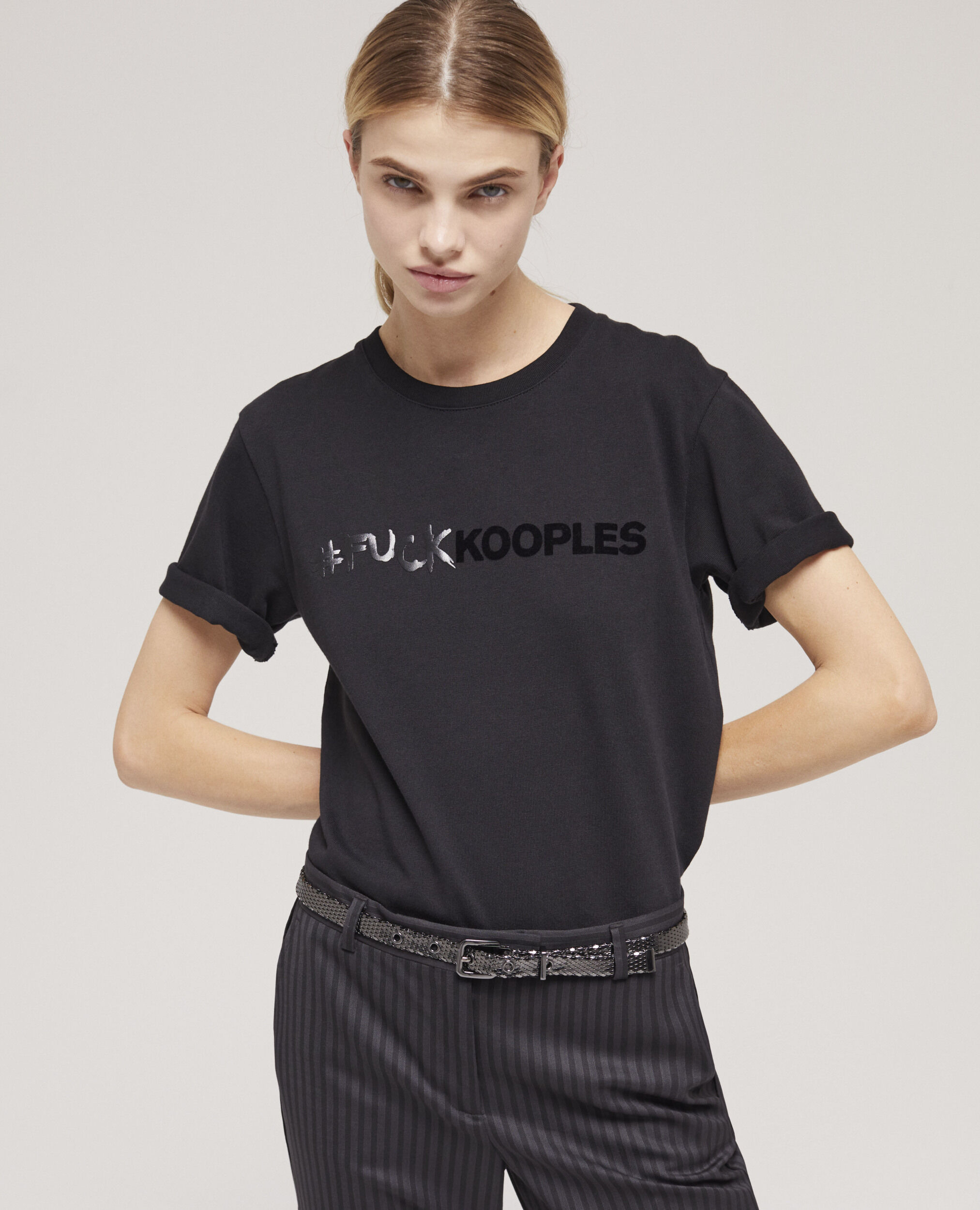 T-shirt logo noir