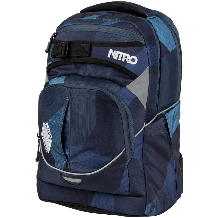 Nitro Superhero - Rucksack 44 cm fragments blue