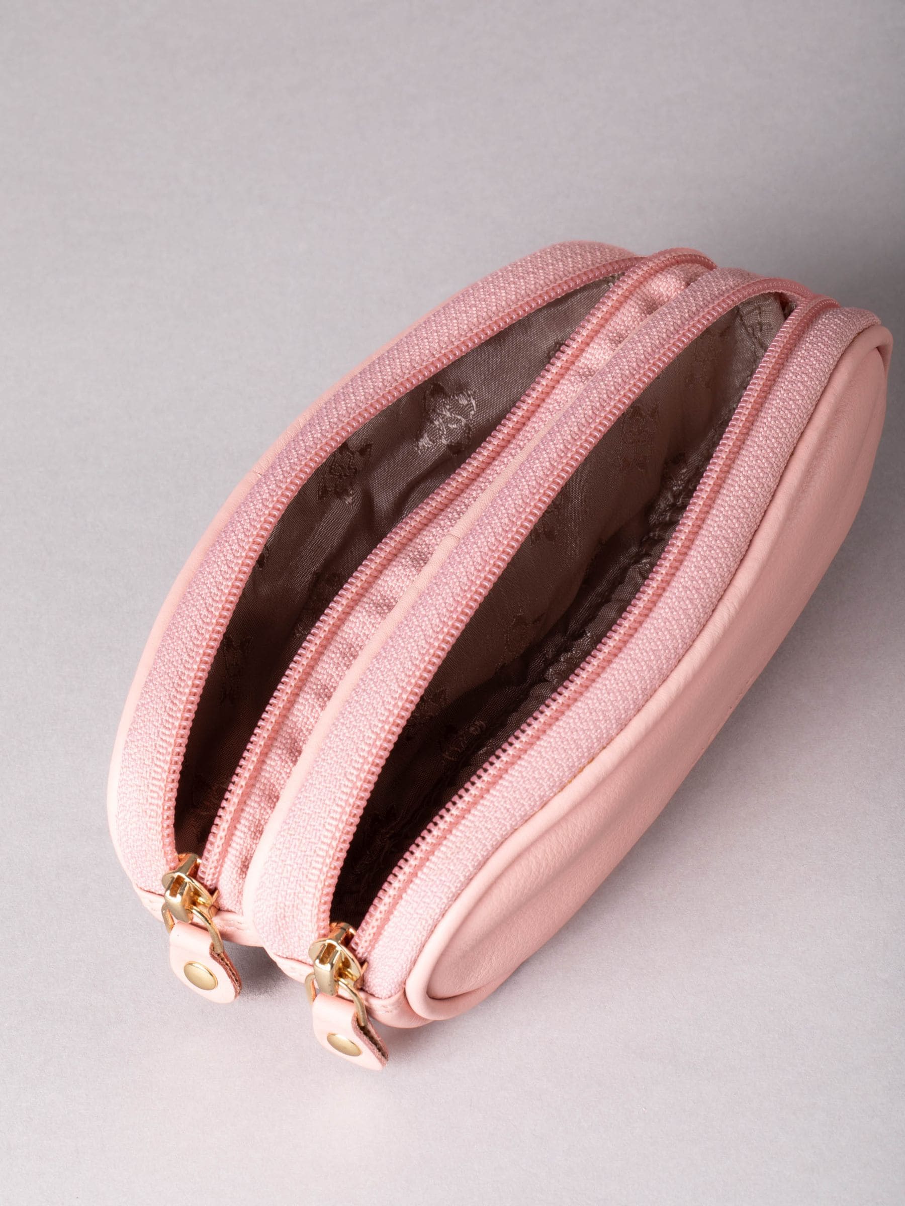 Roze - Lakeland Leather dubbele brillenkoker