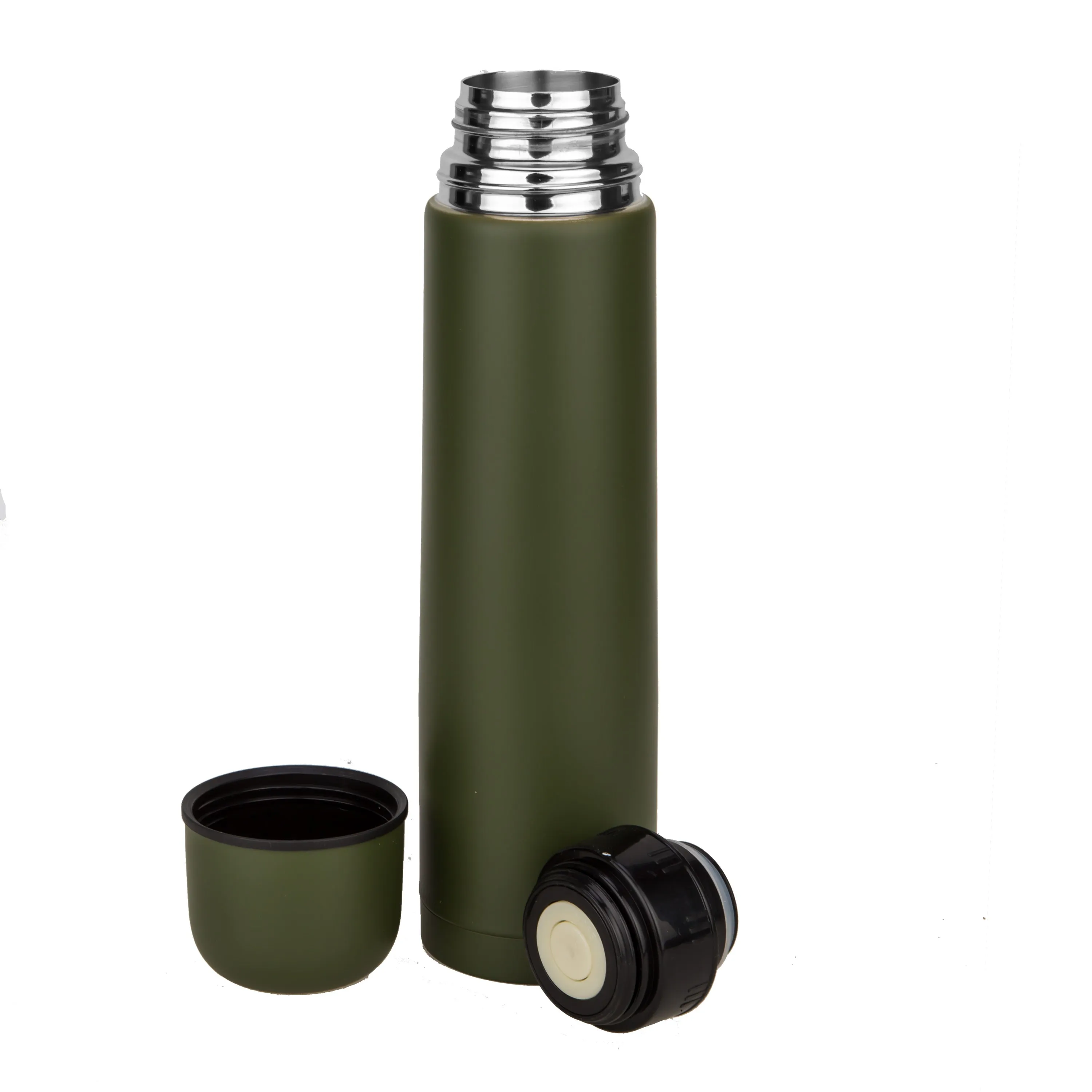 Fox Outdoor -  Vakuum Thermoflasche MFH 1 L oliv