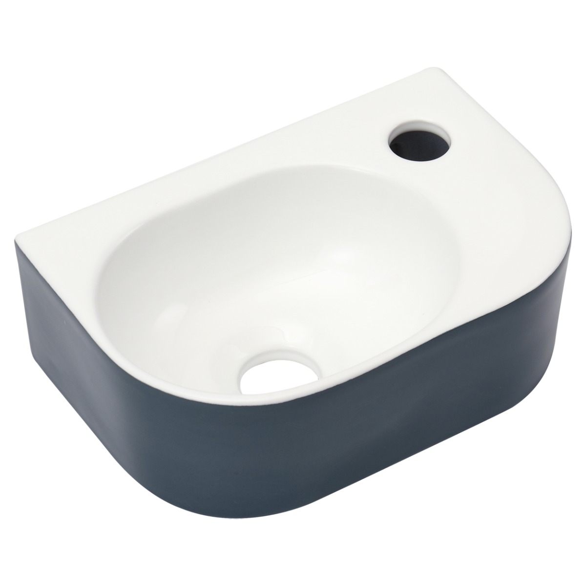 Differnz Lina keramische fontein 30cm blauw